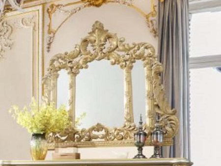 Cabriole - Mirror - Gold Finish Supply