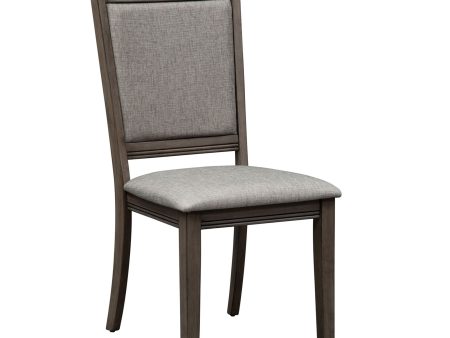 Tanners Creek - Upholstered Side Chair - Dark Gray Cheap