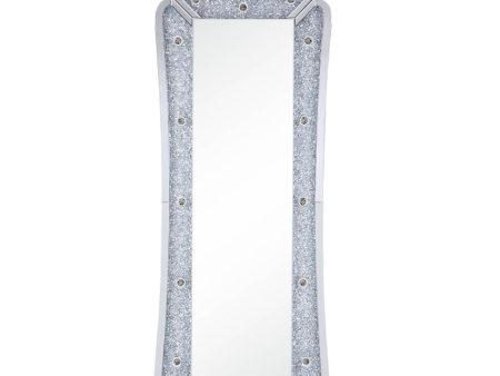 Noralie - Accent Floor Mirror - Mirrored - Wood - 63  Hot on Sale