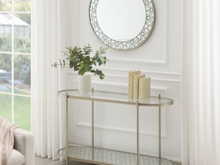 Zaba - Sofa Table - Pearl Silver Online Sale