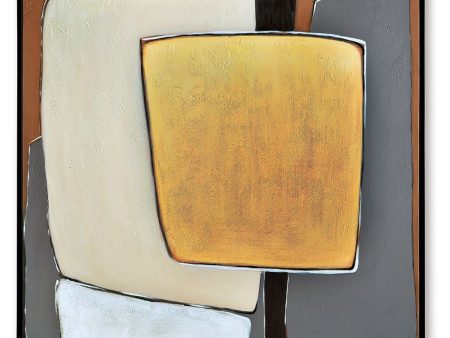 Actman - Cream   Brown   Gray - Wall Art Hot on Sale