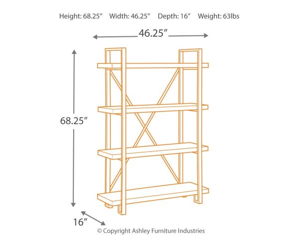 Forestmin - Brown   Black - Bookcase For Cheap