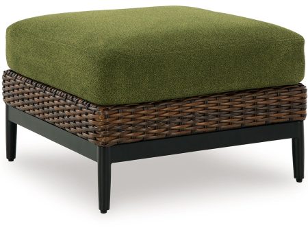 Horizon Hall - Brown   Green - Ottoman With Cushion Fashion