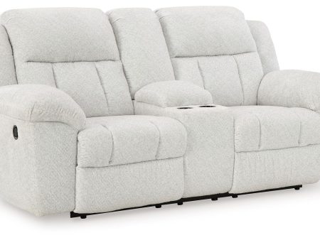 Frohn - Dbl Reclining Loveseat With Console Sale