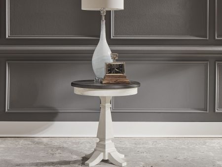 Allyson Park - Chair Side Table - White Sale