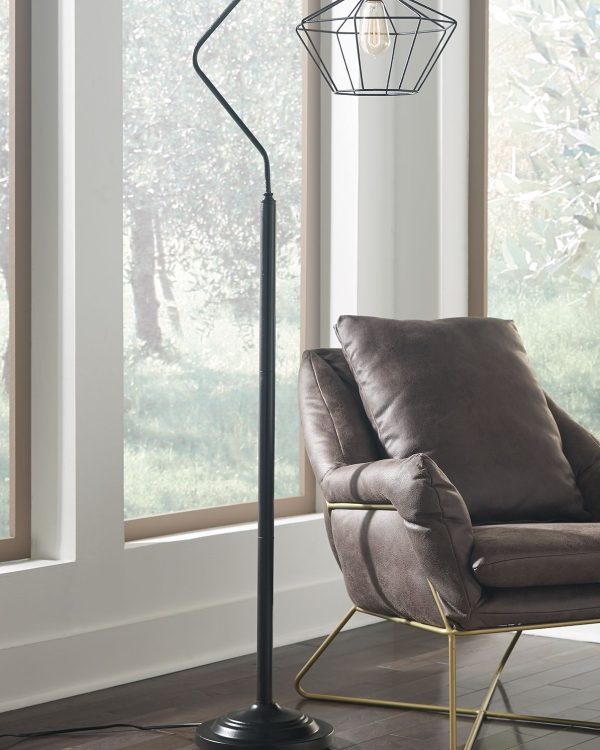 Makeika - Black - Metal Floor Lamp Supply