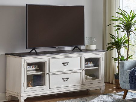 Allyson Park - Entertainment TV Stand - White Online Hot Sale