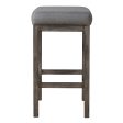 Hayden Way - Upholstered Console Stool - Washed Gray Hot on Sale