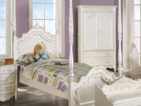 Pearl - Twin Bed - White Supply