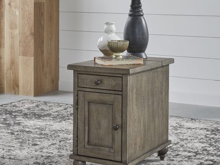 Americana Farmhouse - Chair Side Table - Light Brown on Sale