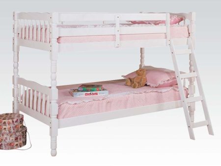 Homestead - Twin Over Twin Bunk Bed - Pink For Cheap