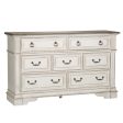 Abbey Park - 7 Drawer Dresser - White on Sale