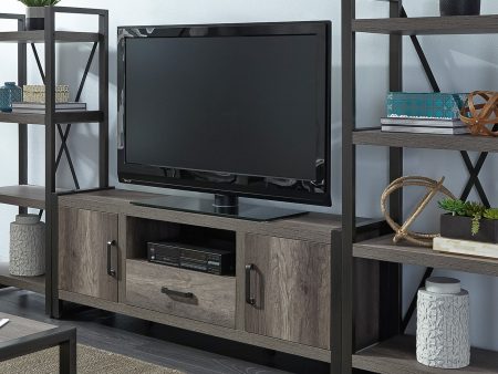 Tanners Creek - Entertainment Center With Piers - Dark Gray For Sale