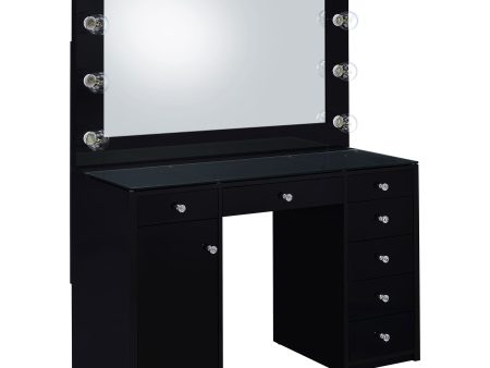 Acena - 7-Drawer Vanity Set With Lighting For Discount