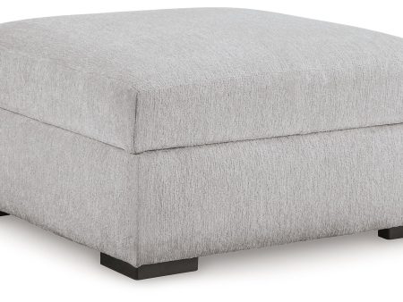 Gabyleigh - Nickel - Ottoman With Storage Discount