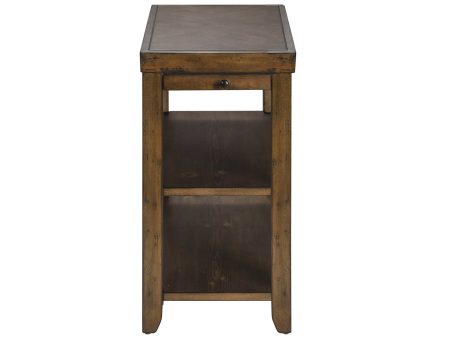 Mitchell - Chair Side Table - Dark Brown Online