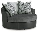 Brixley Pier - Graphite - Oversized Swivel Accent Chair Online Hot Sale