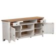 Farmhouse Reimagined - Entertainment TV Stand - White Online