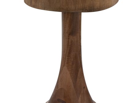 Vivo - Martini Table With Wooden Base - Natural Two Tone Online now