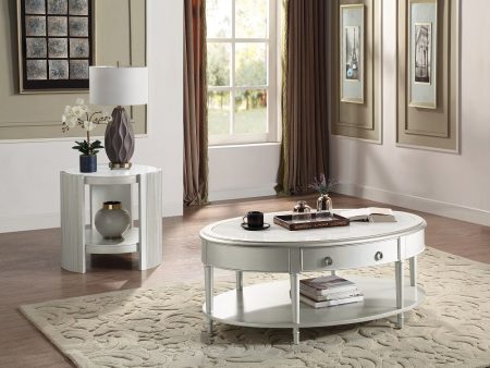 Kasa Coffee Table - Sintered Stone Top & Champagne Finish Cheap