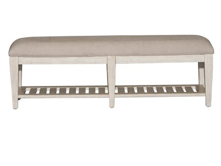 Heartland - Bed Bench - White For Cheap