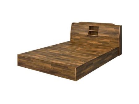 Hestia - Queen Bed - Walnut Finish Online Hot Sale