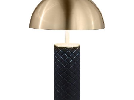 Ferris - Dome Quilted Table Lamp (Set of 2) - Black Supply