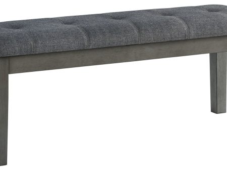 Hallanden - Black   Gray - Large UPH Dining Room Bench on Sale