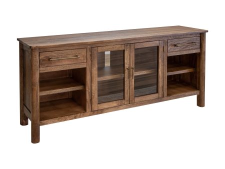 Olimpia - TV Stand With 2 Drawers & 2 Doors - Towny Brown Sale