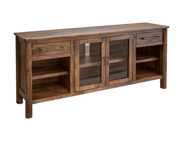 Olimpia - TV Stand With 2 Drawers & 2 Doors - Towny Brown Sale