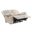 Zuriel - Power Motion Loveseat With USB - Beige Online