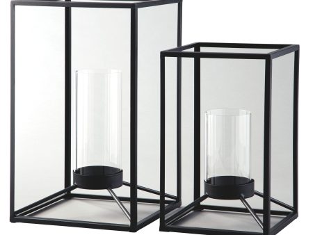 Dimtrois - Black - Lantern Set (Set of 2) Hot on Sale