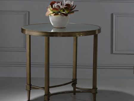 Aditya - End Table - Antique Brass Supply