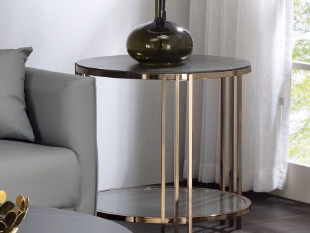 Zaidee - End Table - Gold on Sale