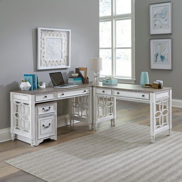 Magnolia Manor - L Shaped Desk Set Hot on Sale