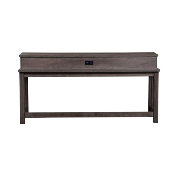 Tanners Creek - Console Bar Table - Dark Gray For Sale