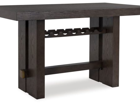 Burkhaus - Dark Brown - Rectangular Dining Room Counter Table Online Hot Sale