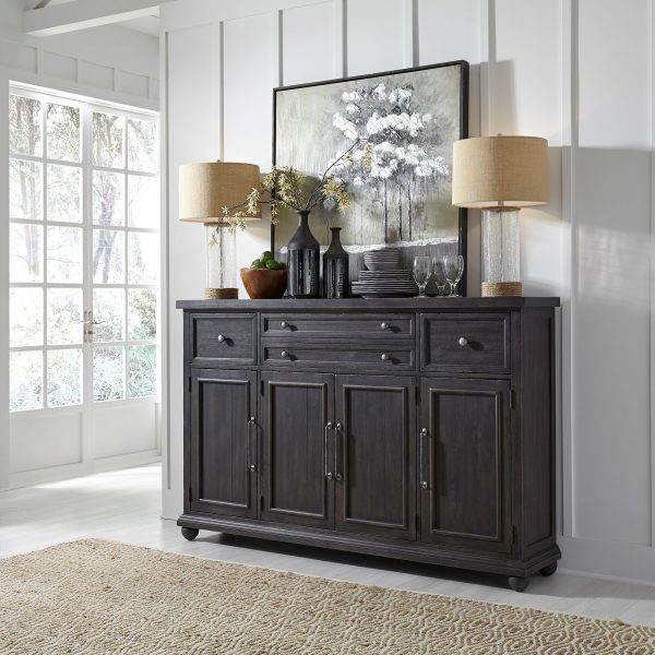 Harvest Home - Hall Buffet - Black Online Sale