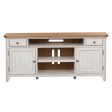 Farmhouse Reimagined - Entertainment TV Stand - White Online