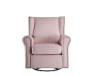 Tamaki - Swivel Chair - Pink Fabric For Cheap