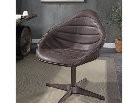 Pipino - Accent Chair With Swivel - Antique Ebony Discount