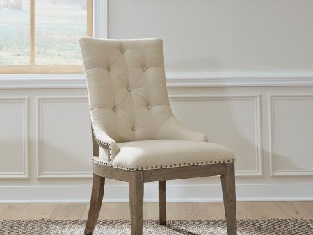 Americana Farmhouse - Upholstered Shelter Side Chair Fashion