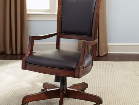 Brayton Manor - Jr Executive Desk Chair - Dark Brown For Sale