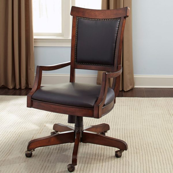 Brayton Manor - Jr Executive Desk Chair - Dark Brown For Sale