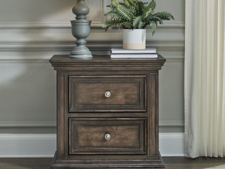 Big Valley - 2 Drawer Night Stand w  Charging Station For Discount