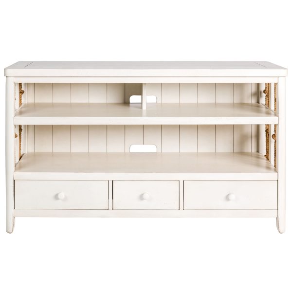 Dockside - TV Console - White Online Sale