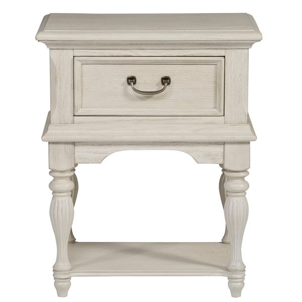 Bayside - Leg Nightstand - White on Sale