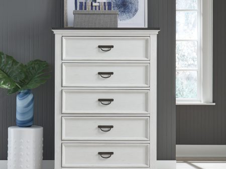 Allyson Park - 5 Drawer Chest - White Sale