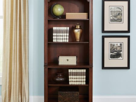 Brayton Manor - Jr Executive Open Bookcase - Dark Brown Fashion