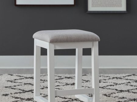 Palmetto Heights - Upholstered Console Stool - White Online Hot Sale